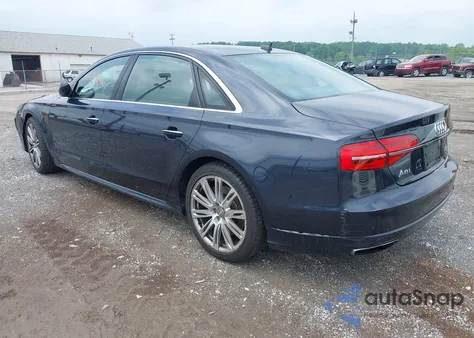2016 Audi A8 L 4.0T Sport z USA, uszkodzony, nr VIN WAU43AFD4GN017144